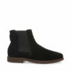 Outlet 🤩 SteveMadden INSIDER BLACK SUEDE ⭐