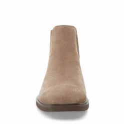 Cheap 🧨 SteveMadden INSIDER TAUPE SUEDE ⭐ -Steve Madden Shoes For Men Sales STEVEMADDEN BOOTS INSIDER TAUPE SUEDE FRONT