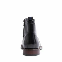 Coupon 🔔 SteveMadden KETONIC BLACK LEATHER 🌟 -Steve Madden Shoes For Men Sales STEVEMADDEN BOOTS KETONIC BLACK LEATHER BACK