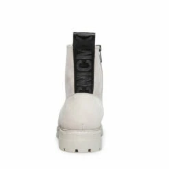 Brand new 👍 SteveMadden MOTTO GREY NUBUCK 💯 -Steve Madden Shoes For Men Sales STEVEMADDEN BOOTS MOTTO GREY BACK