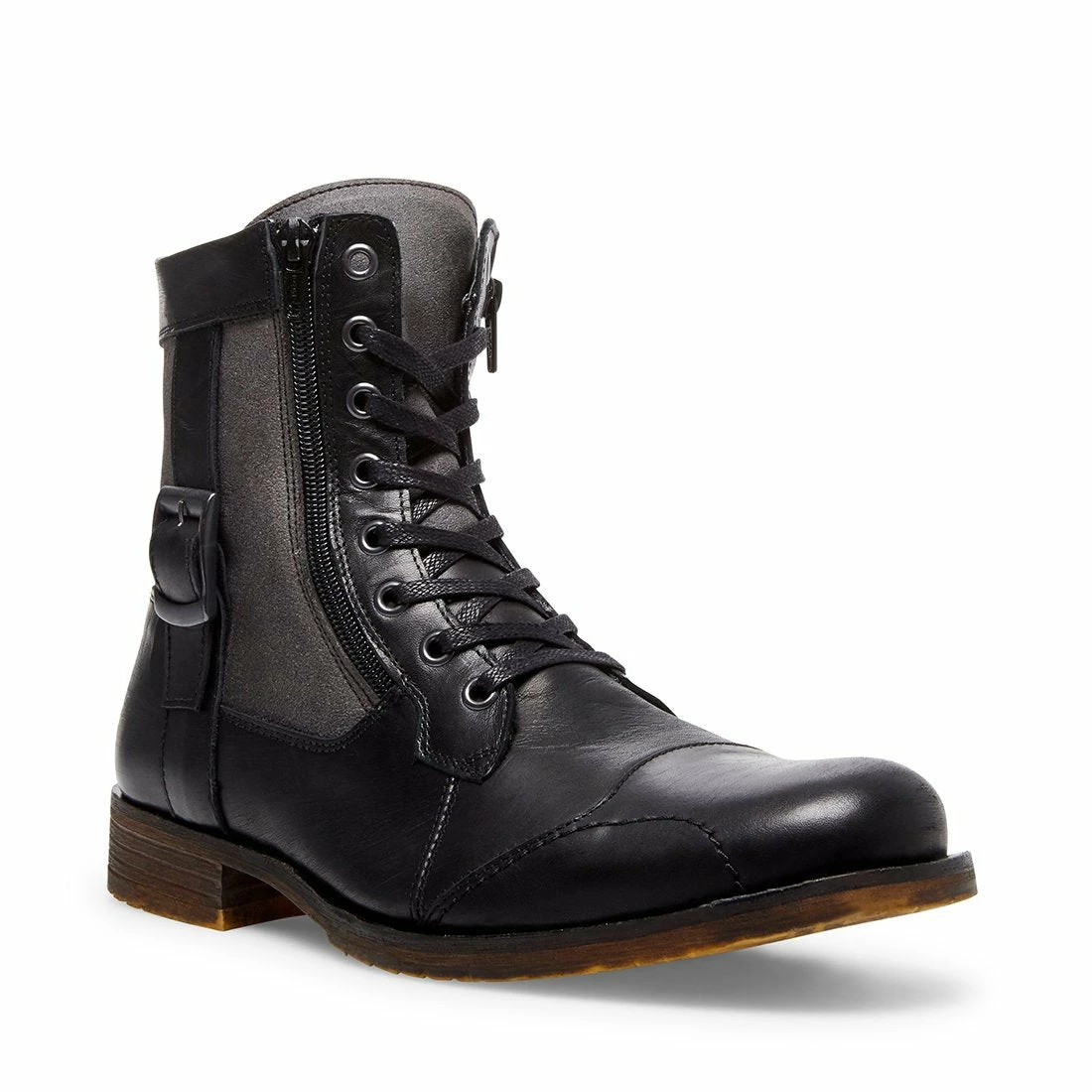 Outlet ๐ SteveMadden SIDETRACK BLACK LEATHER ๐งจ 2 Outlet ๐ SteveMadden SIDETRACK BLACK LEATHER ๐งจ - Image 2