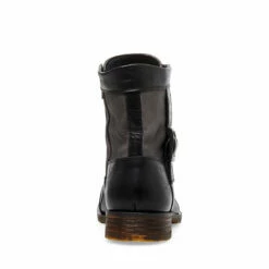 Outlet ๐ SteveMadden SIDETRACK BLACK LEATHER ๐งจ 11 Outlet ๐ SteveMadden SIDETRACK BLACK LEATHER ๐งจ -Steve Madden Shoes For Men Sales STEVEMADDEN BOOTS SIDETRACK BLACK LEATHER BACK