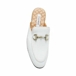 Deals 🧨 SteveMadden DAZLING WHITE LEATHER ❤️ -Steve Madden Shoes For Men Sales STEVEMADDEN CASUAL DAZLING WHITE LEATHER TOP