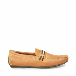 Best Sale 🧨 SteveMadden GRAB BLACK LEATHER 🌟 -Steve Madden Shoes For Men Sales STEVEMADDEN CASUAL GRAB TAN LEATHER SIDE 2