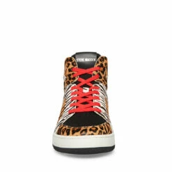 Flash Sale 🔥 SteveMadden RAJAH LEOPARD MULTI ✔️ -Steve Madden Shoes For Men Sales STEVEMADDEN CASUAL RAJAH LEOPARD FRONT