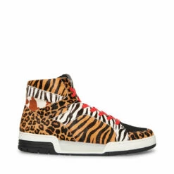 Flash Sale 🔥 SteveMadden RAJAH LEOPARD MULTI ✔️ -Steve Madden Shoes For Men Sales STEVEMADDEN CASUAL RAJAH LEOPARD SIDE 1