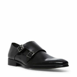 Cheap 🛒 SteveMadden BEAUMONT BLACK LEATHER 😍 -Steve Madden Shoes For Men Sales STEVEMADDEN DRESS BEAUMONT BLACK LEATHER
