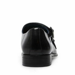 Cheap 🛒 SteveMadden BEAUMONT BLACK LEATHER 😍 -Steve Madden Shoes For Men Sales STEVEMADDEN DRESS BEAUMONT BLACK LEATHER BACK