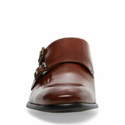 Hot Sale 😀 SteveMadden BEAUMONT COGNAC LEATHER ⌛ -Steve Madden Shoes For Men Sales STEVEMADDEN DRESS BEAUMONT COGNAC LEATHER FRONT