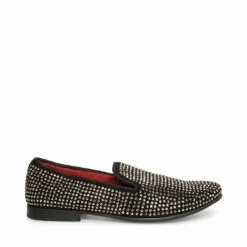 Coupon ❤️ SteveMadden CAVIARR BLACK ✨ -Steve Madden Shoes For Men Sales STEVEMADDEN DRESS CAVIARR RHINESTONES SIDE