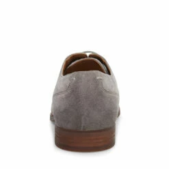 Cheapest 🔥 SteveMadden PERLY GREY SUEDE 😀 -Steve Madden Shoes For Men Sales STEVEMADDEN DRESS PERLY GREY SUEDE BACK