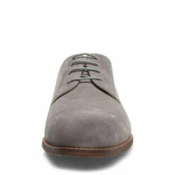 Cheapest 🔥 SteveMadden PERLY GREY SUEDE 😀 -Steve Madden Shoes For Men Sales STEVEMADDEN DRESS PERLY GREY SUEDE FRONT