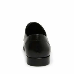 Promo 🔥 SteveMadden PERRIS BLACK LEATHER ⭐ -Steve Madden Shoes For Men Sales STEVEMADDEN DRESS PERRIS BLACK LEATHER BACK