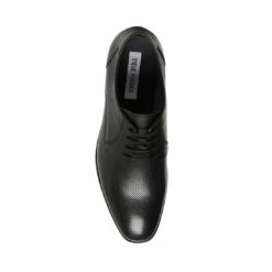 Promo 🔥 SteveMadden PERRIS BLACK LEATHER ⭐ -Steve Madden Shoes For Men Sales STEVEMADDEN DRESS PERRIS BLACK LEATHER TOP