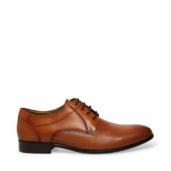 Outlet 🔥 SteveMadden PERRIS COGNAC LEATHER ✔️
