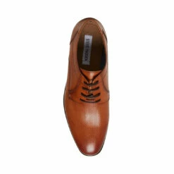 Outlet 🔥 SteveMadden PERRIS COGNAC LEATHER ✔️ -Steve Madden Shoes For Men Sales STEVEMADDEN DRESS PERRIS COGNAC LEATHER TOP