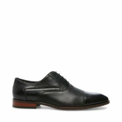 New 🎁 SteveMadden PROCTOR TAN LEATHER 🔥 -Steve Madden Shoes For Men Sales STEVEMADDEN DRESS PROCTOR BLACK LEATHER SIDE