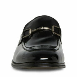 Buy ✔️ STEVEMADDEN AAHRON BLACK PATENT 🌟 -Steve Madden Shoes For Men Sales STEVEMADDEN SHOES AAHRON BLACK PATENT FRONT