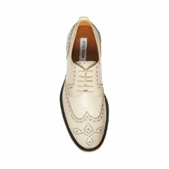 Best Pirce ❤️ SteveMadden ADRICK BONE LEATHER 🎉 -Steve Madden Shoes For Men Sales STEVEMADDEN SHOES ADRICK BONE LEATHER TOP