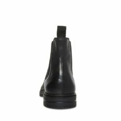 New ✔️ SteveMadden CRAWFORD BLACK LEATHER ⭐ -Steve Madden Shoes For Men Sales STEVEMADDEN SHOES CRAWFORD BLACK LEATHER BACK