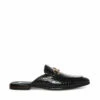 Flash Sale 🤩 SteveMadden DAZLING-C BLACK CROCODILE 🧨