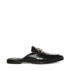 Flash Sale 🤩 SteveMadden DAZLING-C BLACK CROCODILE 🧨 -Steve Madden Shoes For Men Sales STEVEMADDEN SHOES DAZLING C BLACK CROCO SIDE 2