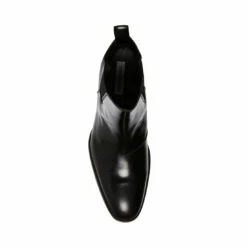 Best Pirce 👏 SteveMadden DEX BLACK BOX ⭐ -Steve Madden Shoes For Men Sales STEVEMADDEN SHOES DEX BLACK LEATHER TOP