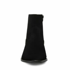 Deals 🔥 STEVEMADDEN DUSTIN BLACK SUEDE 🧨 -Steve Madden Shoes For Men Sales STEVEMADDEN SHOES DUSTIN BLACK SUEDE FRONT