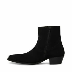 Deals 🔥 STEVEMADDEN DUSTIN BLACK SUEDE 🧨 -Steve Madden Shoes For Men Sales STEVEMADDEN SHOES DUSTIN BLACK SUEDE INSIDE