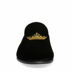 Best Sale 🎁 SteveMadden EDMUND BLACK VELVET ⌛ 8 Best Sale 🎁 SteveMadden EDMUND BLACK VELVET ⌛ -Steve Madden Shoes For Men Sales STEVEMADDEN SHOES EDMUND BLACK VELVET FRONT 1