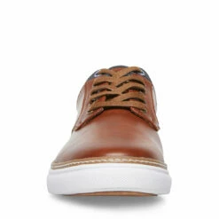 Cheapest 🛒 SteveMadden GULLY TAN LEATHER 🛒 -Steve Madden Shoes For Men Sales STEVEMADDEN SHOES GULLY TAN LEATHER FRONT