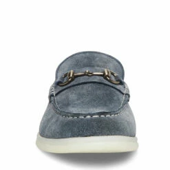 Cheapest 🎁 SteveMadden KELVIN BLUE SUEDE ❤️ -Steve Madden Shoes For Men Sales STEVEMADDEN SHOES KELVIN BLUE SUEDE FRONT