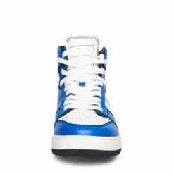 Deals 🤩 SteveMadden MALLOW RED-WHITE-BLUE 🛒 -Steve Madden Shoes For Men Sales STEVEMADDEN SHOES MALLOW RED BLUE FRONT