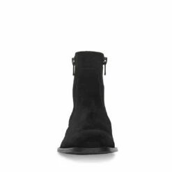 Best Sale ⌛ SteveMadden NOLE BLACK SUEDE ⭐ -Steve Madden Shoes For Men Sales STEVEMADDEN SHOES NOLE BLACK SUEDE FRONT