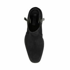 Best Sale ⌛ SteveMadden NOLE BLACK SUEDE ⭐ -Steve Madden Shoes For Men Sales STEVEMADDEN SHOES NOLE BLACK SUEDE TOP