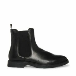 Buy โ STEVEMADDEN PEDRO BLACK LEATHER ๐ฏ