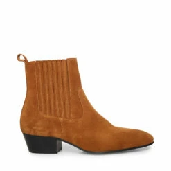 Hot Sale 👏 SteveMadden PIERRE BROWN SNAKE ❤️ -Steve Madden Shoes For Men Sales STEVEMADDEN SHOES PIERRE TAN SUEDE SIDE 2