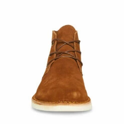 Hot Sale 🔥 STEVEMADDEN WALLY COGNAC SUEDE ❤️ -Steve Madden Shoes For Men Sales STEVEMADDEN SHOES WALLY COGNAC SUEDE FRONT