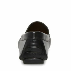 Cheap 👍 SteveMadden BERGAMO BLACK LEATHER 🌟 -Steve Madden Shoes For Men Sales STEVEMADDEN SHOES BERGAMO BLACK LEATHER BACK