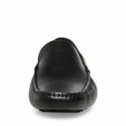 Cheap 👍 SteveMadden BERGAMO BLACK LEATHER 🌟 -Steve Madden Shoes For Men Sales STEVEMADDEN SHOES BERGAMO BLACK LEATHER FRONT