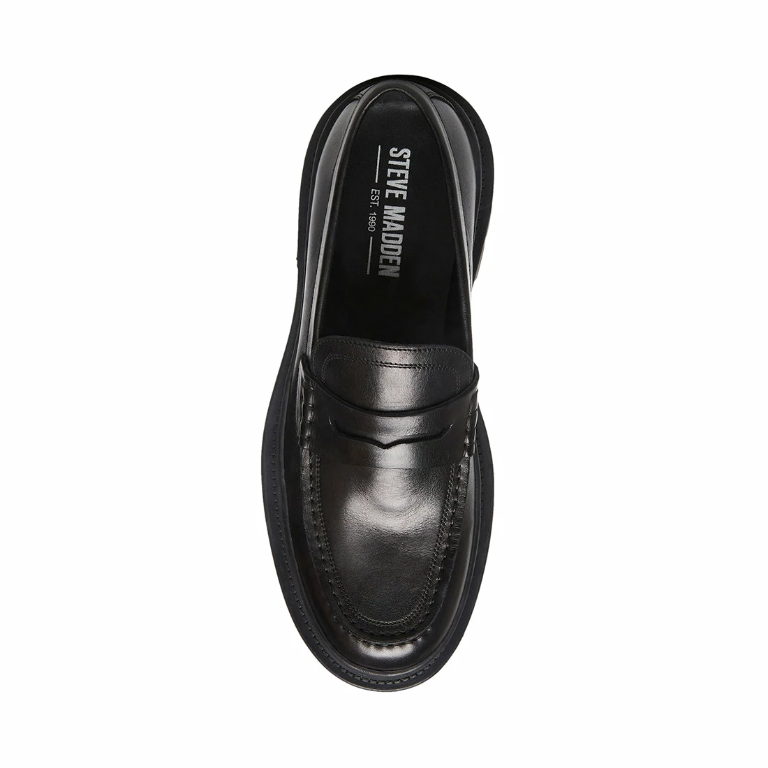 Outlet ๐ SteveMadden CHARLES BLACK LEATHER ๐ 4 Outlet ๐ SteveMadden CHARLES BLACK LEATHER ๐ - Image 4
