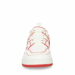 Cheap π SteveMadden CHRIS WHITE/RED π 9 Cheap π SteveMadden CHRIS WHITE/RED π -Steve Madden Shoes For Men Sales STEVEMADDEN SHOES CHRIS WHITE RED FRONT