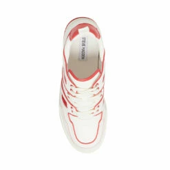 Cheap π SteveMadden CHRIS WHITE/RED π 10 Cheap π SteveMadden CHRIS WHITE/RED π -Steve Madden Shoes For Men Sales STEVEMADDEN SHOES CHRIS WHITE RED TOP