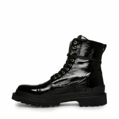 Buy 👍 SteveMadden GUARD BLACK PATENT 🌟 -Steve Madden Shoes For Men Sales STEVEMADDEN SHOES GUARD BLACK INSIDE