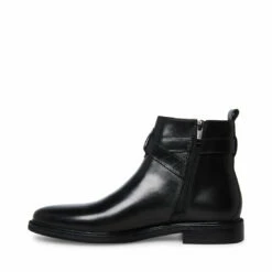 Buy ⭐ STEVEMADDEN MATTHEW BLACK LEATHER ❤️ -Steve Madden Shoes For Men Sales STEVEMADDEN SHOES MATTHEW BLACK LEATHER INSIDE