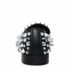 Flash Sale 🧨 STEVEMADDEN MESSINA BLACK STUDS ⌛ -Steve Madden Shoes For Men Sales STEVEMADDEN SHOES MESSINA BLACK STUDS BACK
