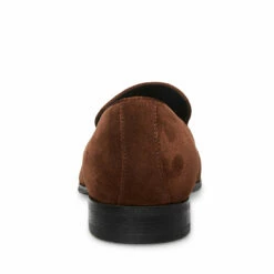 Hot Sale 🔥 SteveMadden PARIGI BROWN SUEDE 🎁 -Steve Madden Shoes For Men Sales STEVEMADDEN SHOES PARIGI BROWN SUEDE BACK