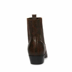 Hot Sale 👏 SteveMadden PIERRE BROWN SNAKE ❤️ -Steve Madden Shoes For Men Sales STEVEMADDEN SHOES PIERRE BROWN SNAKE BACK
