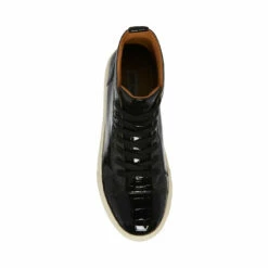 Outlet 🎁 SteveMadden PROMOTER-C BLACK CROCODILE 🤩 -Steve Madden Shoes For Men Sales STEVEMADDEN SHOES PROMOTER C BLACK CROCO TOP