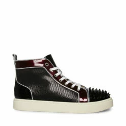 Cheapest 🎉 SteveMadden PROMOTER-S MULTI SNAKE 🤩 -Steve Madden Shoes For Men Sales STEVEMADDEN SHOES PROMOTER S BLACK MULTI SIDE 1 5